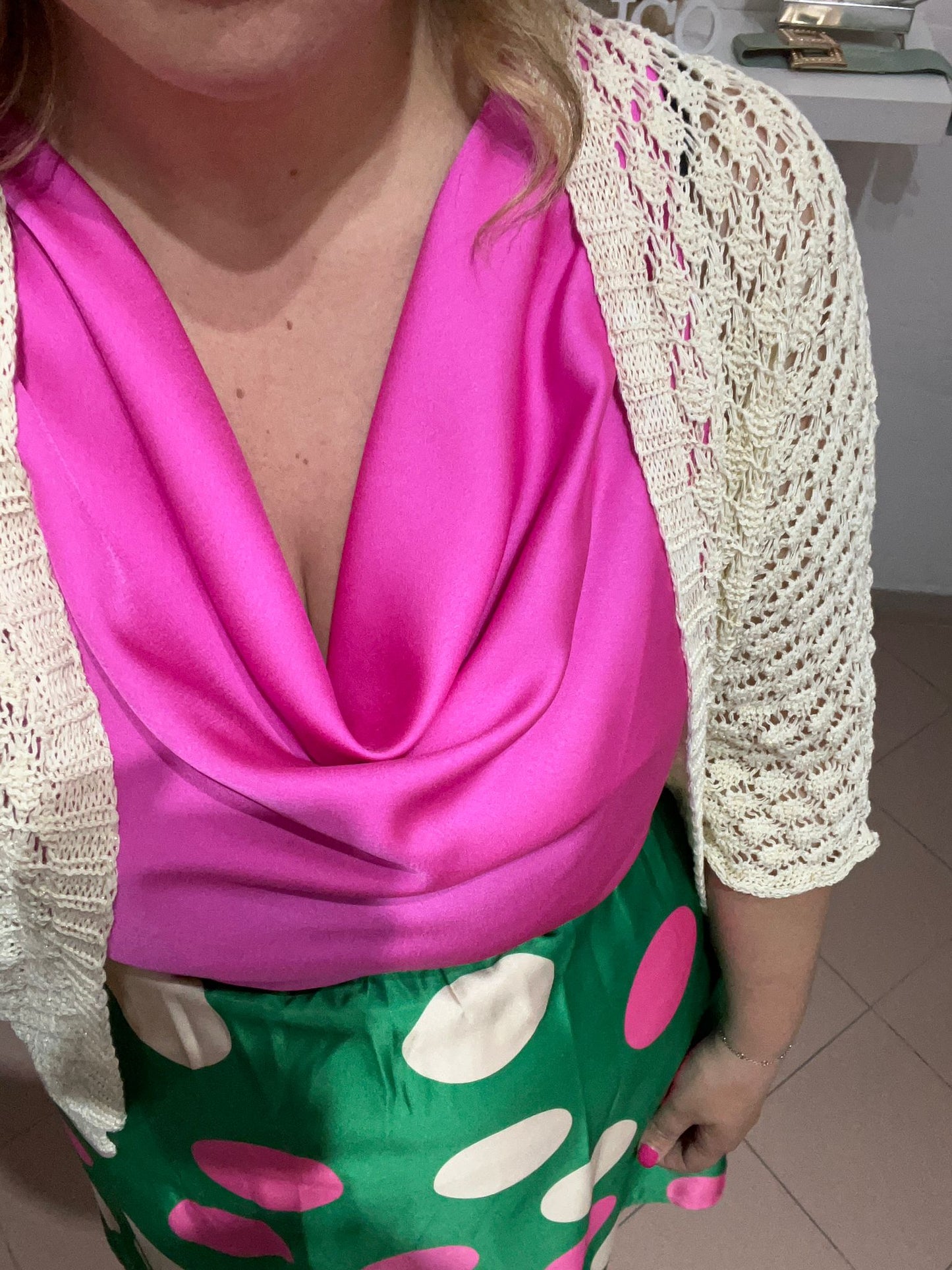 CARDIGAN IN FILO #501