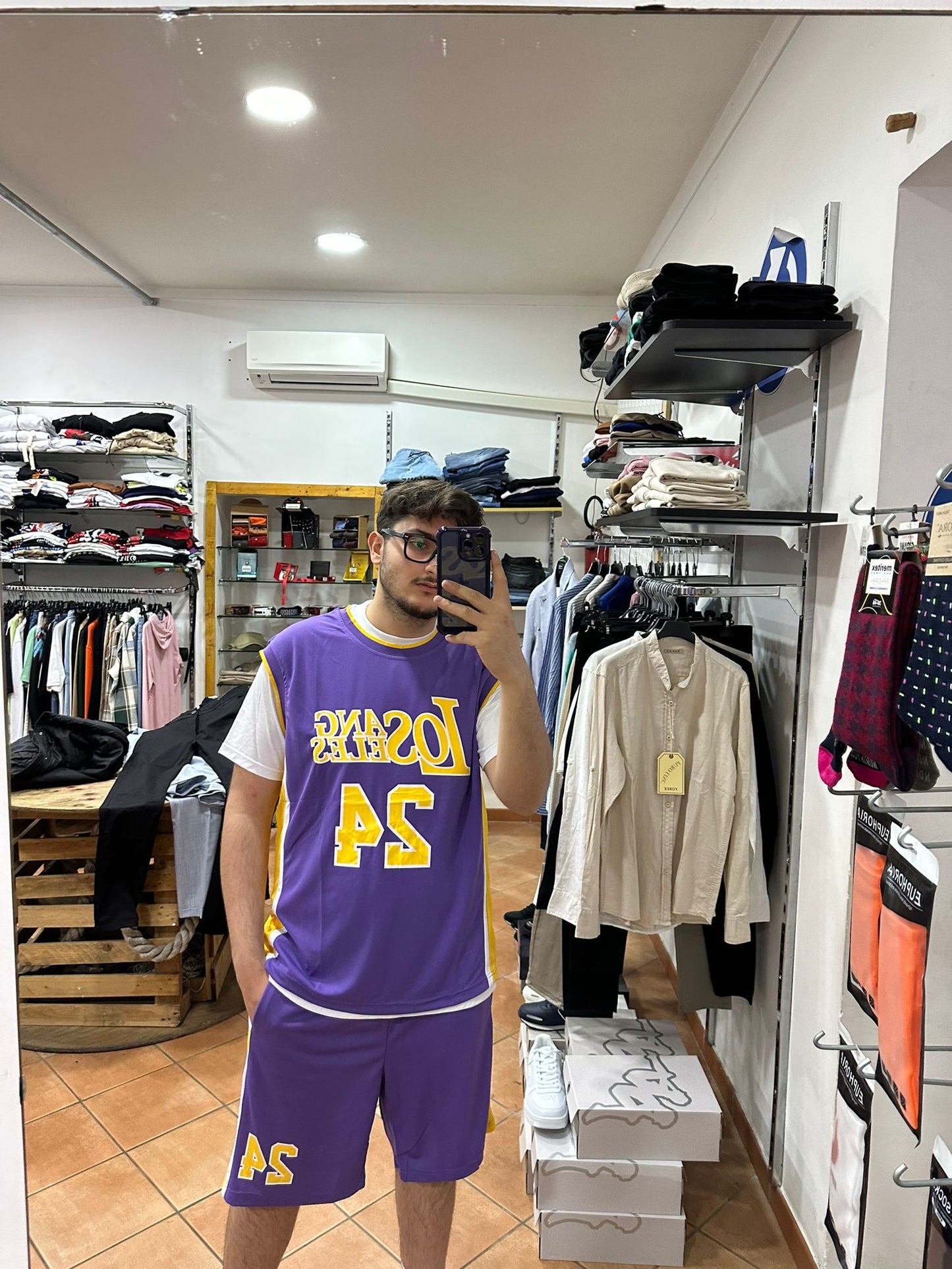 COMPLETO CANOTTA E PANTALONCINO LOS ANGELES EC-941