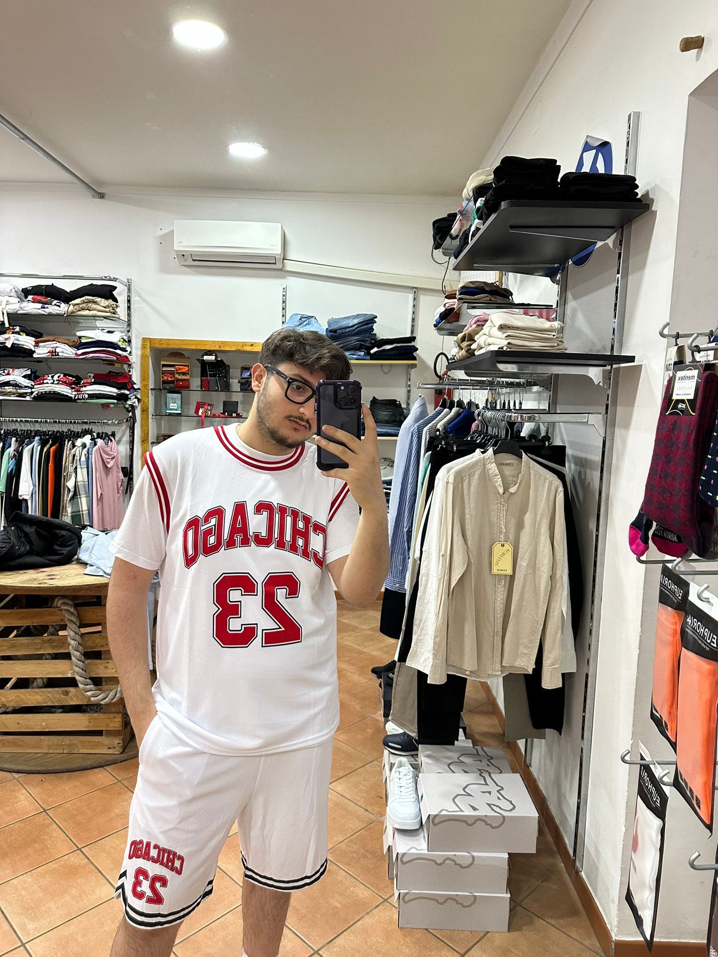 COMPLETO CANOTTA E PANTALONCINO CHICAGO23 EC-945