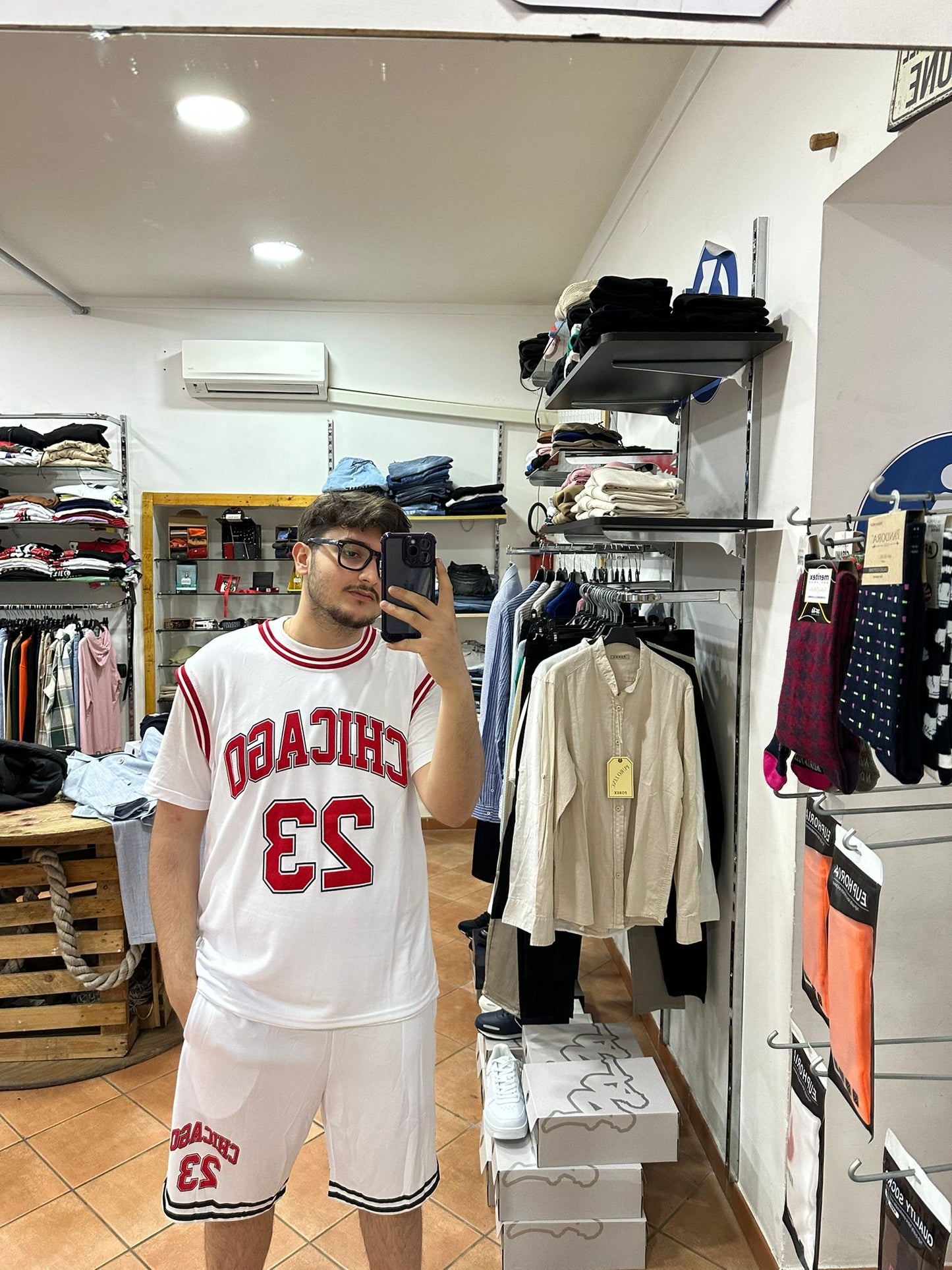 COMPLETO CANOTTA E PANTALONCINO CHICAGO23 EC-945