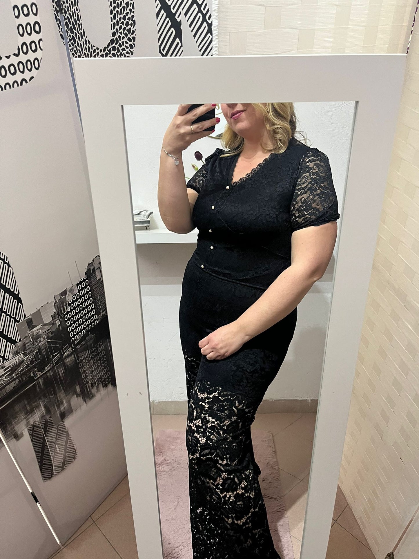 PANTALONE IN PIZZO 23025