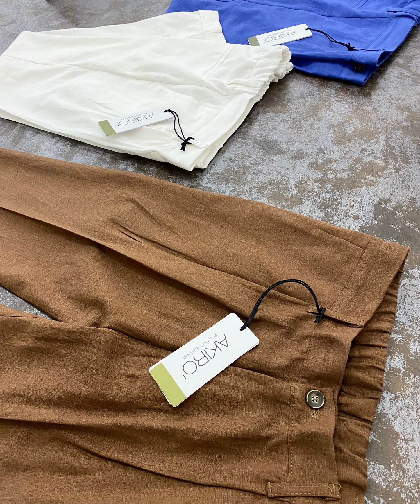 PANTALONE IN LINO GP/2057