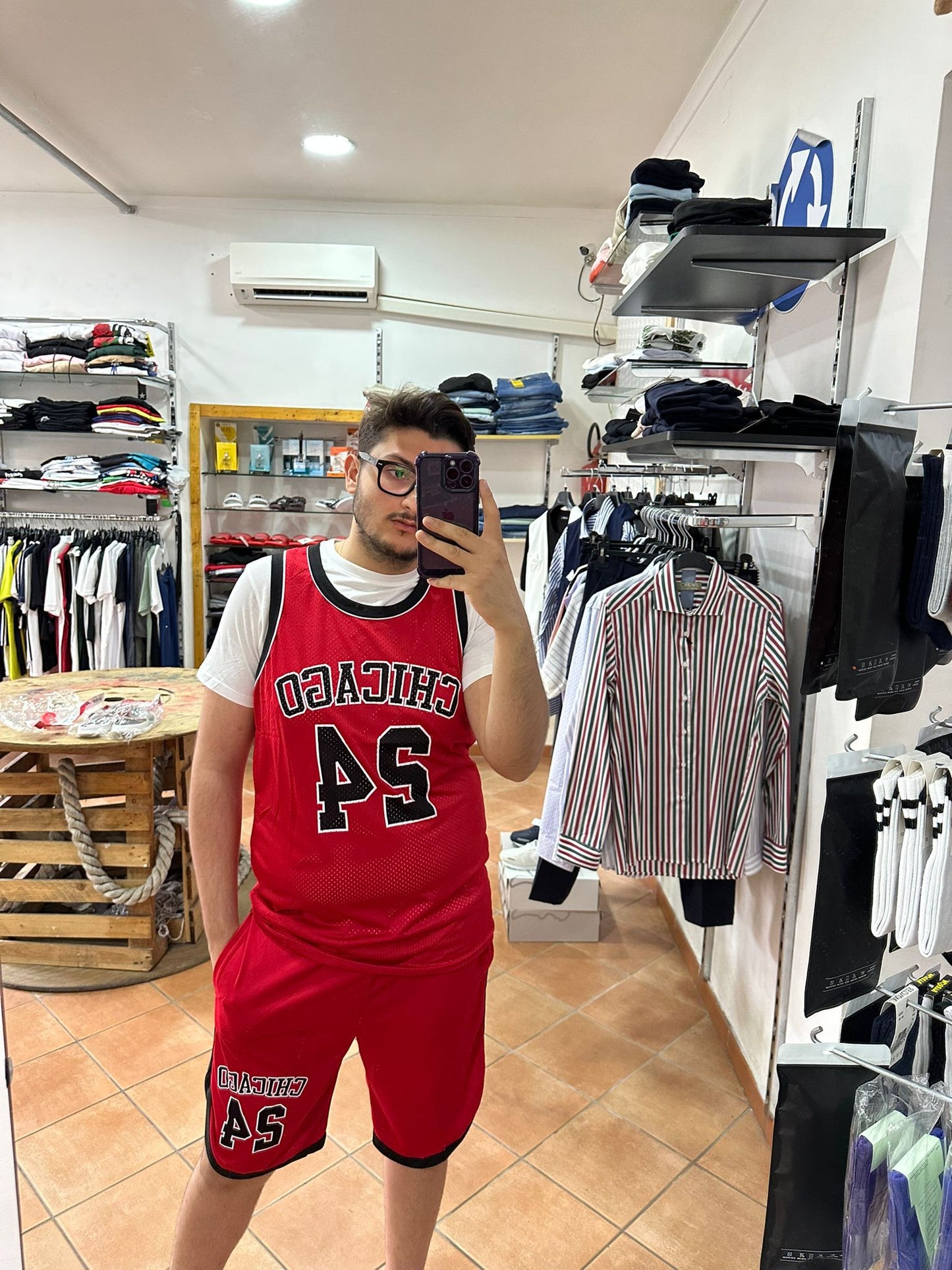 COMPLETO CANOTTA E PANTALONCINO CHICAGO24 H-7708