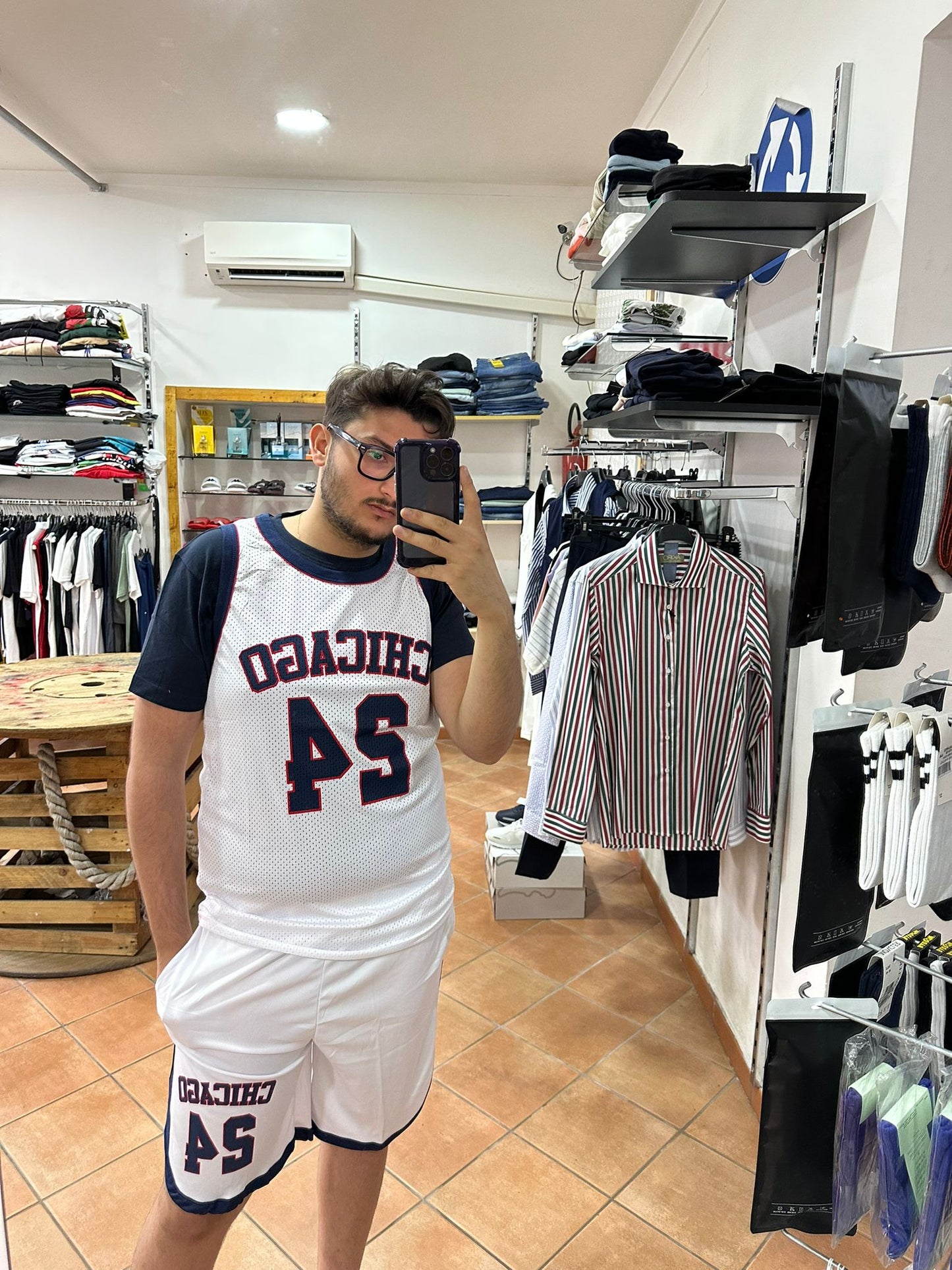 COMPLETO CANOTTA E PANTALONCINO CHICAGO24 H-7708