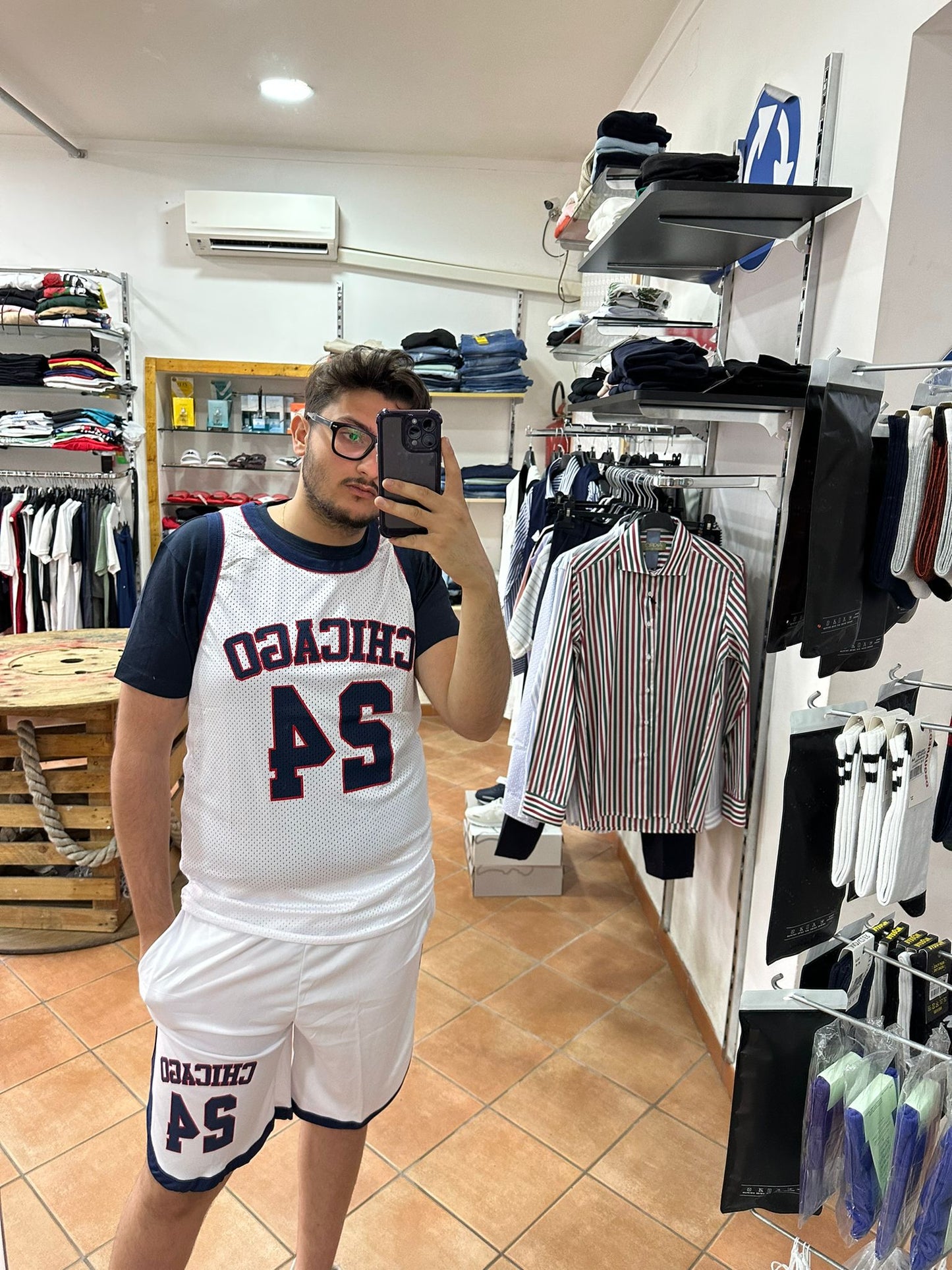 COMPLETO CANOTTA E PANTALONCINO CHICAGO24 H-7708