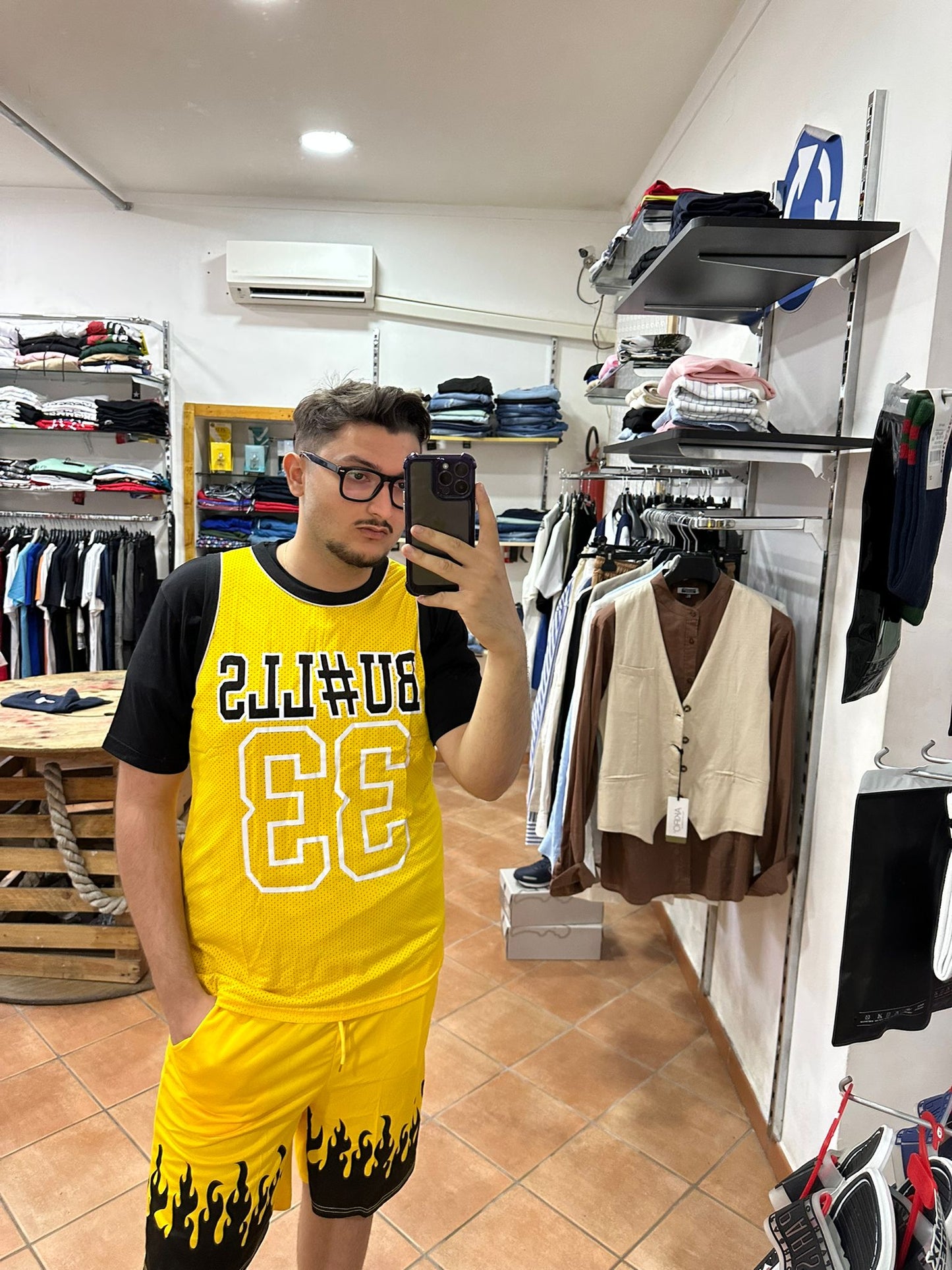 COMPLETO CANOTTA E PANTALONCINO BULLS33 TZ-56
