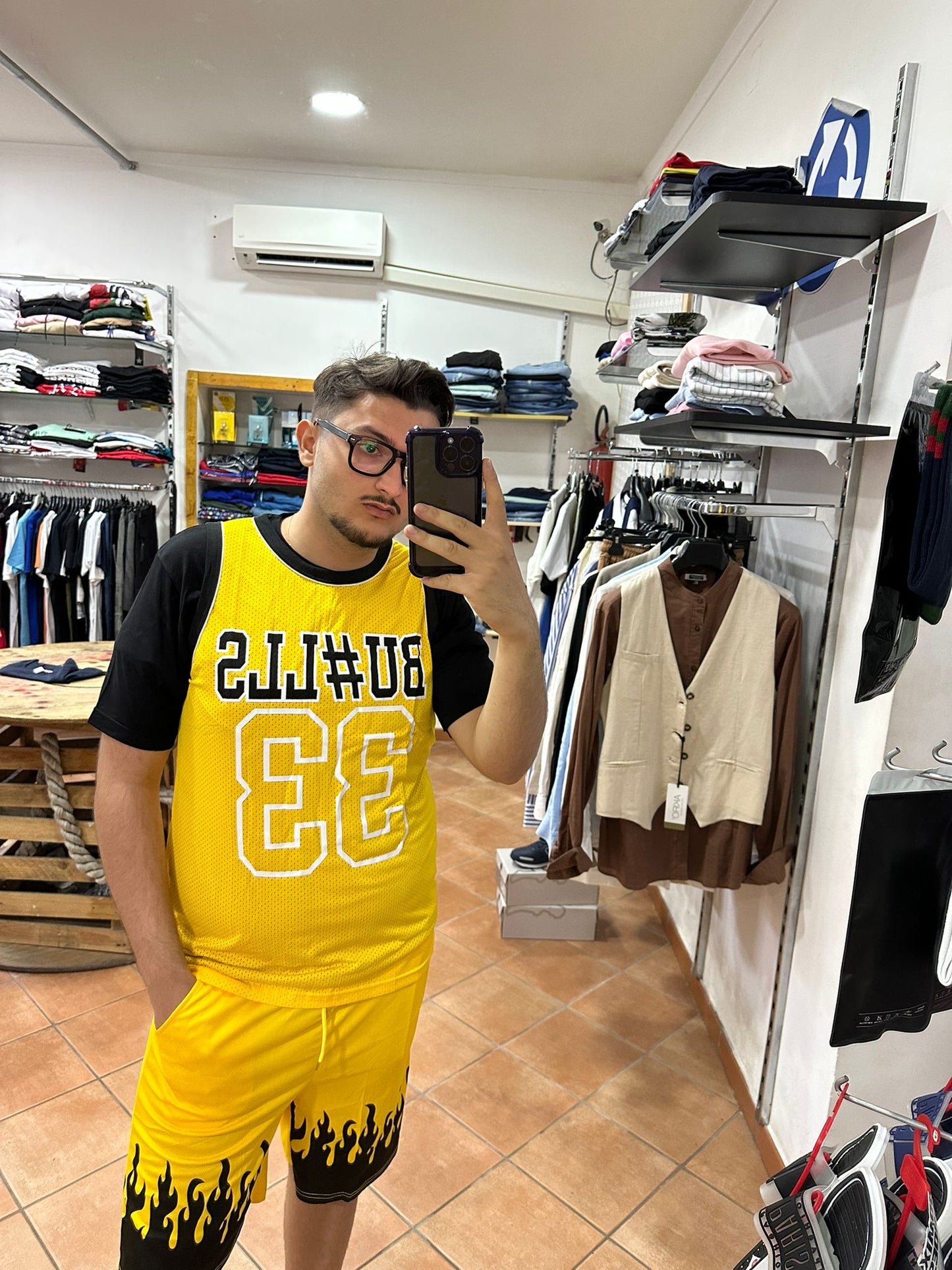 COMPLETO CANOTTA E PANTALONCINO BULLS33 TZ-56