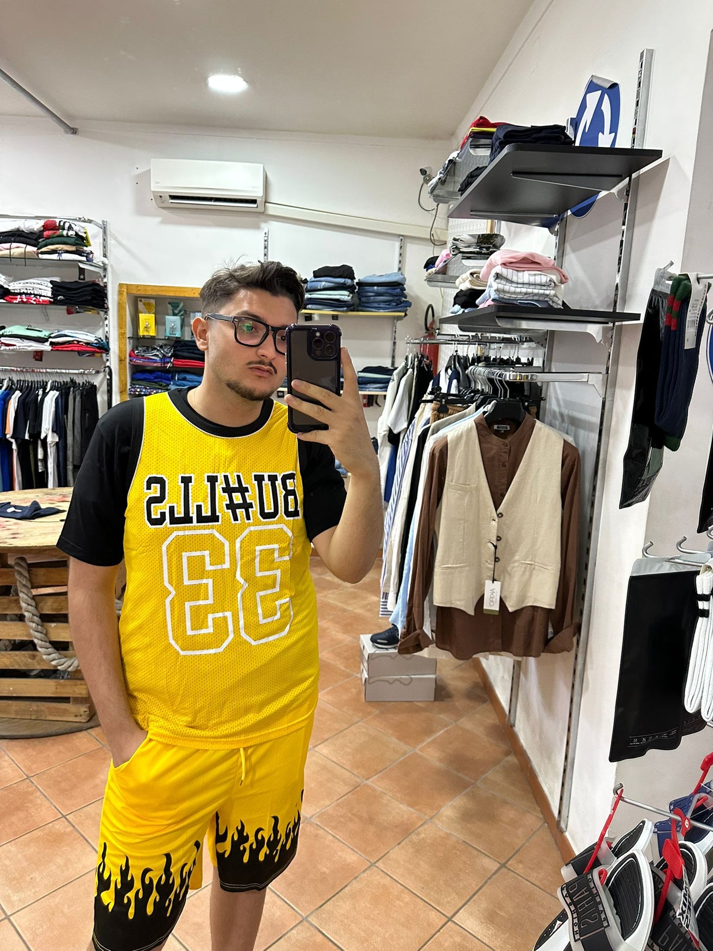 COMPLETO CANOTTA E PANTALONCINO BULLS33 TZ-56