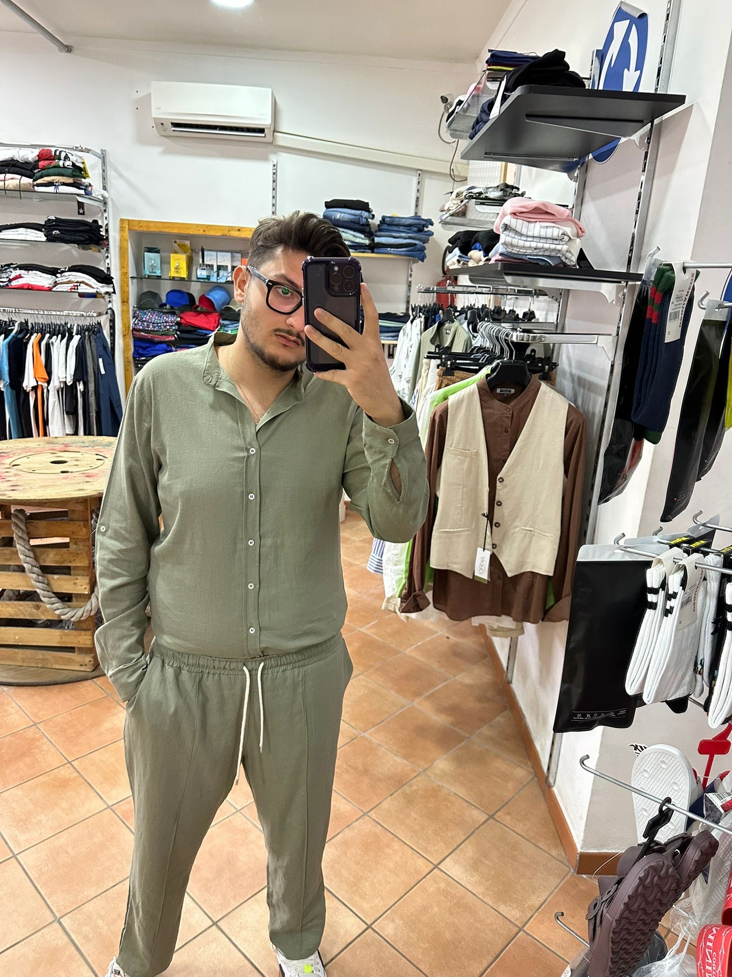 COORDINATO IN LINO 51497