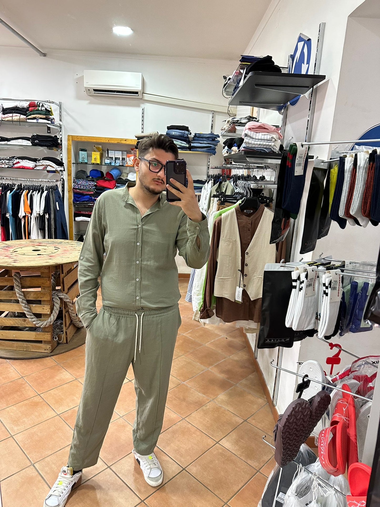 COORDINATO IN LINO 51497