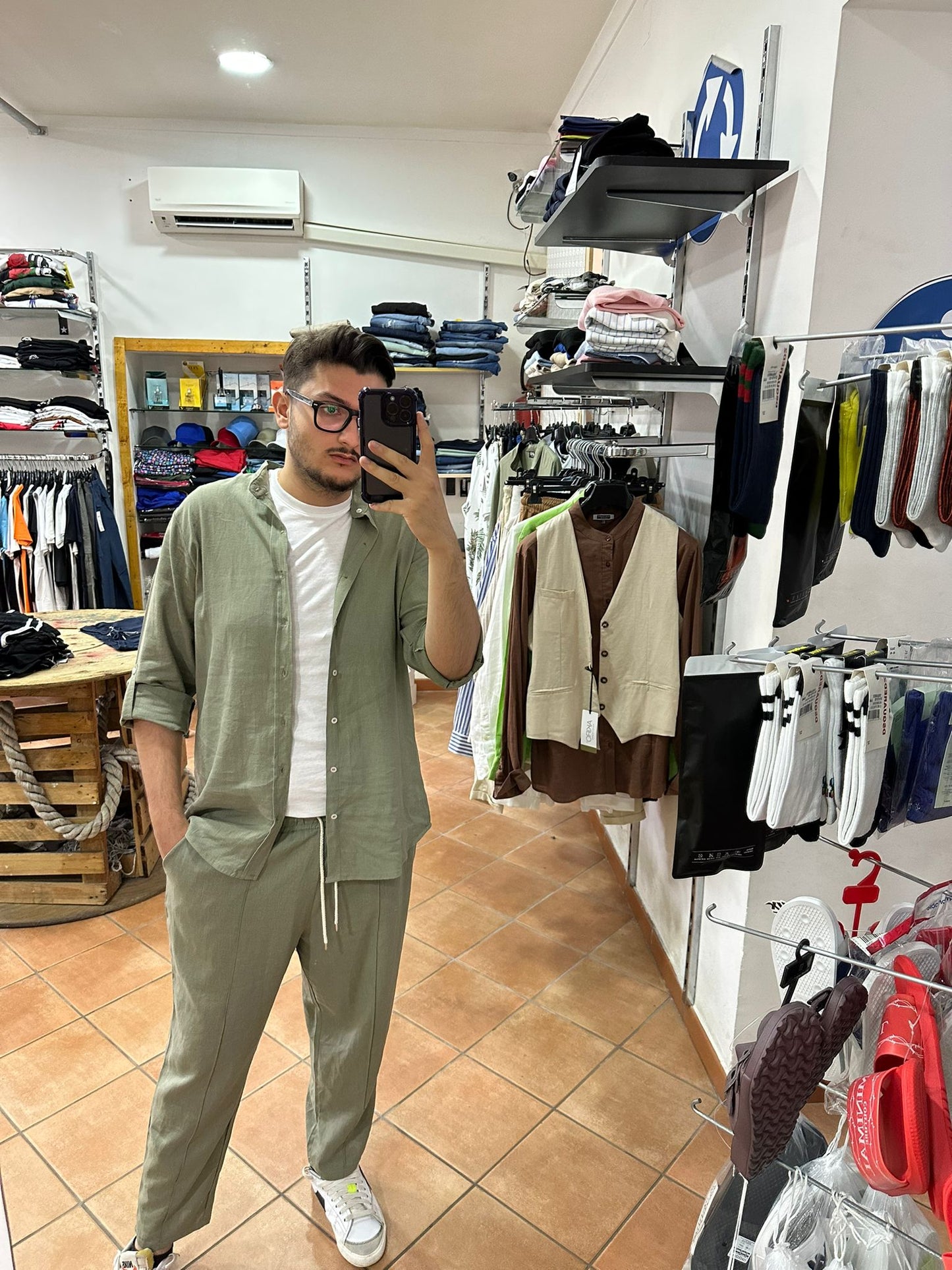 COORDINATO IN LINO 51497