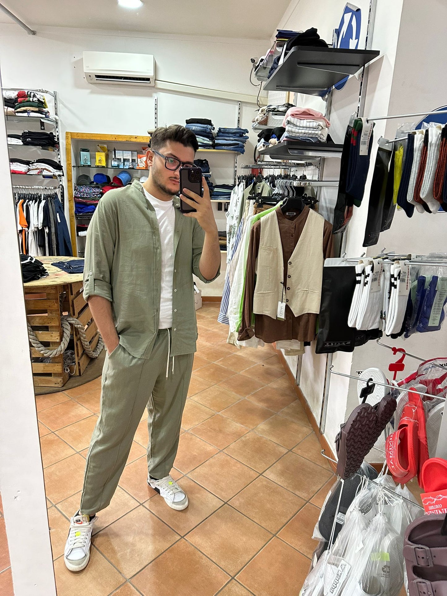 COORDINATO IN LINO 51497
