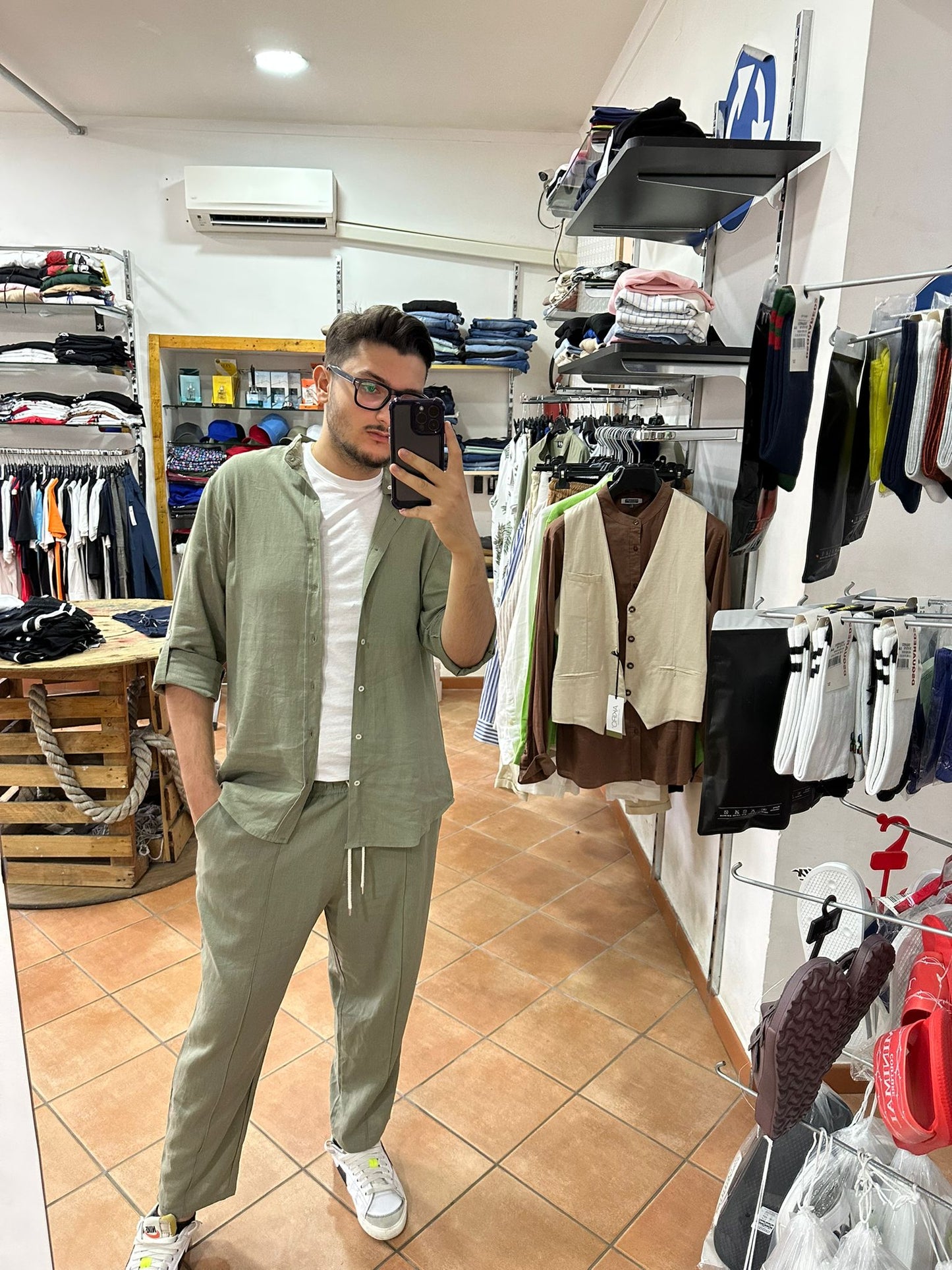 COORDINATO IN LINO 51497