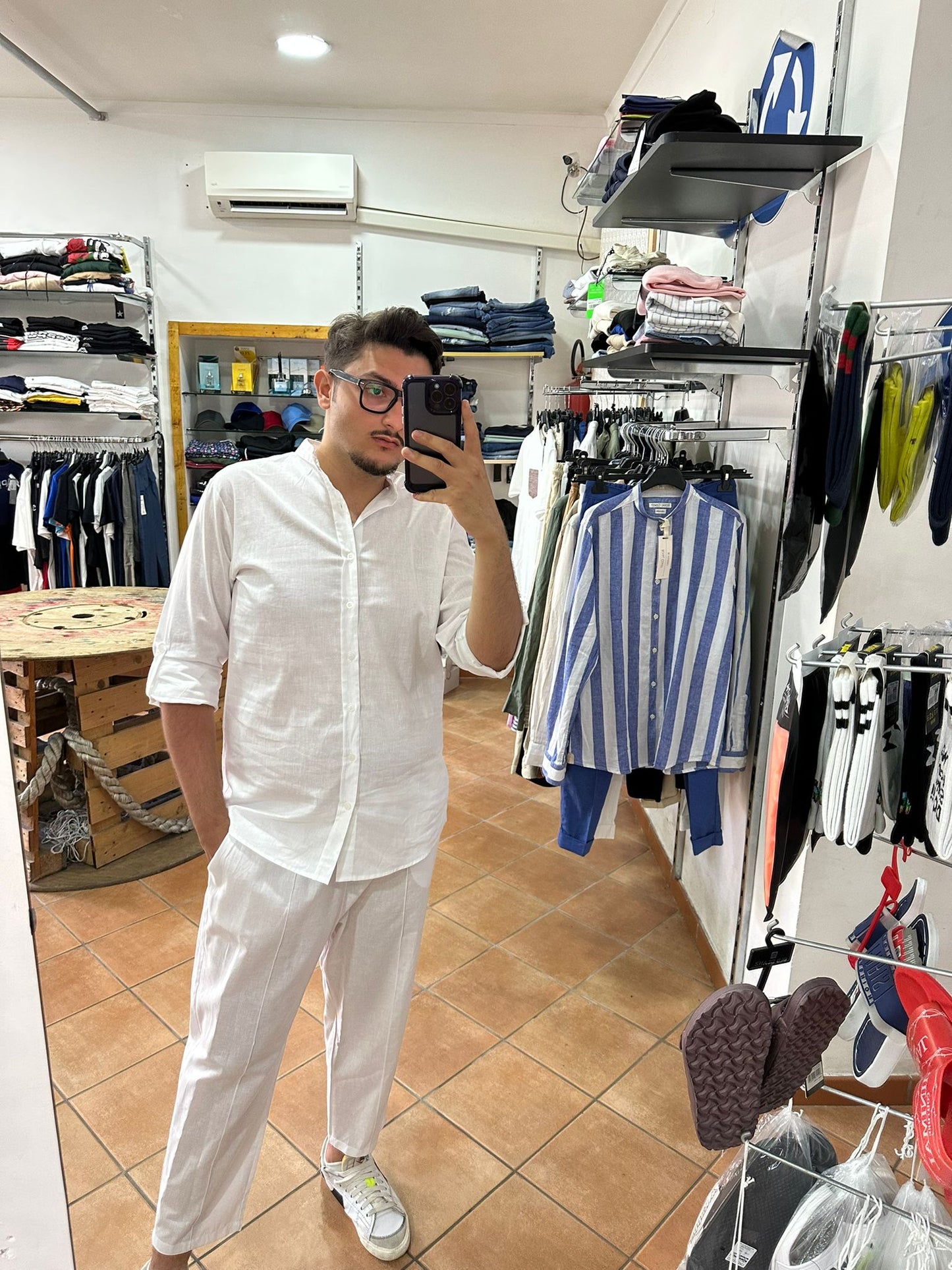 COORDINATO IN LINO 51497