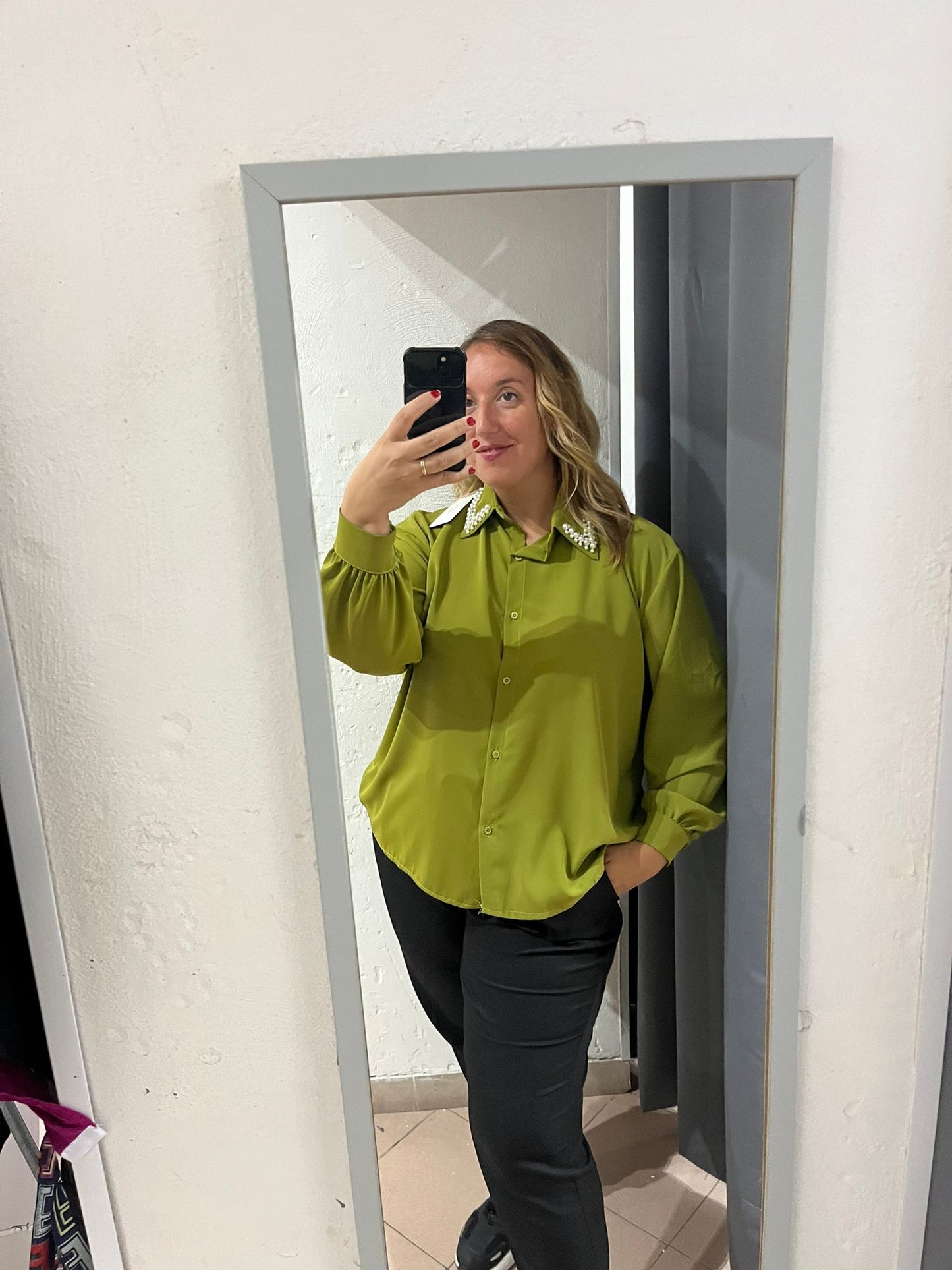 CAMICIA PERLE