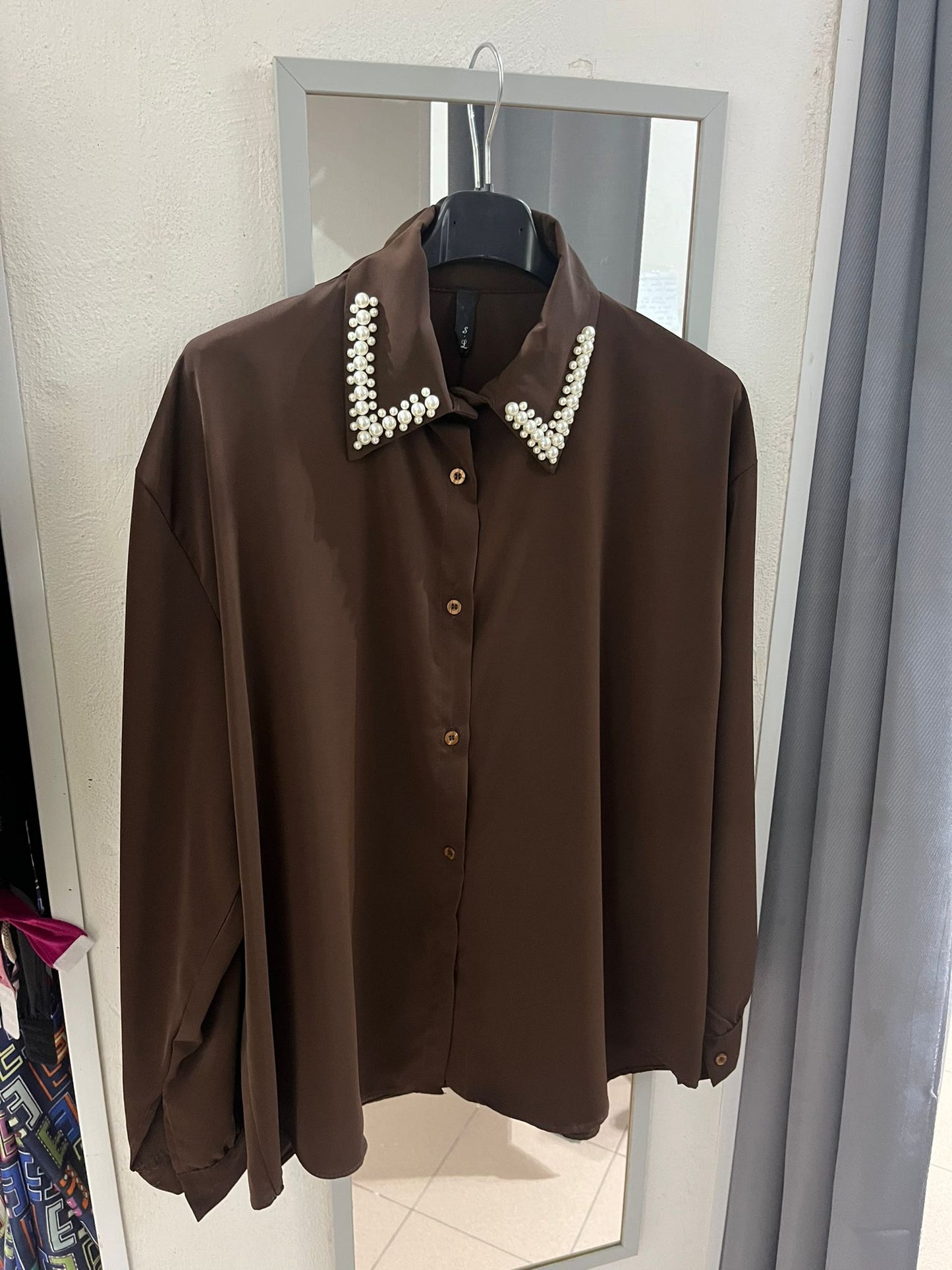 CAMICIA PERLE