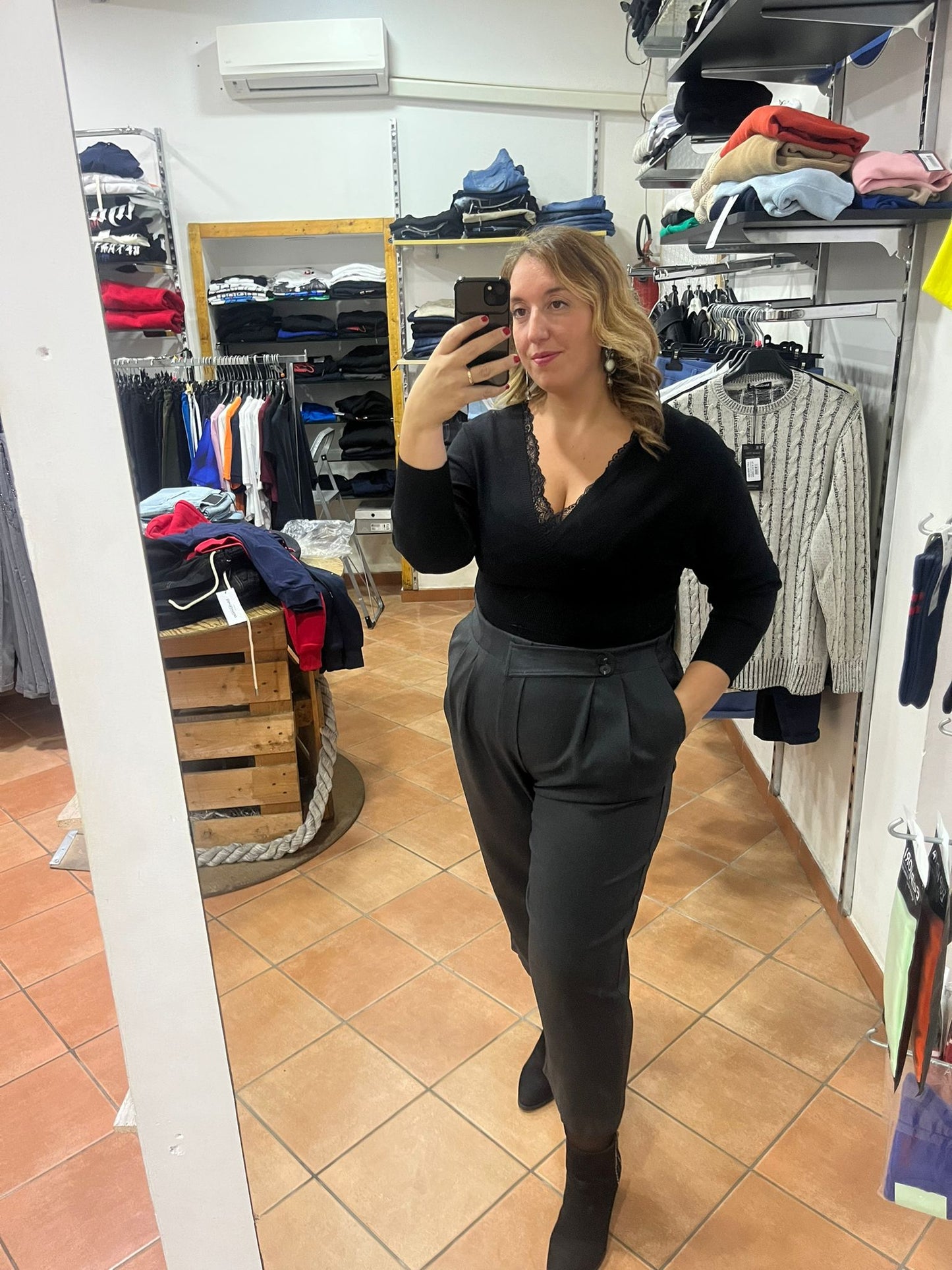PANTALONE DOPPIO BOTTONE ART. M12566