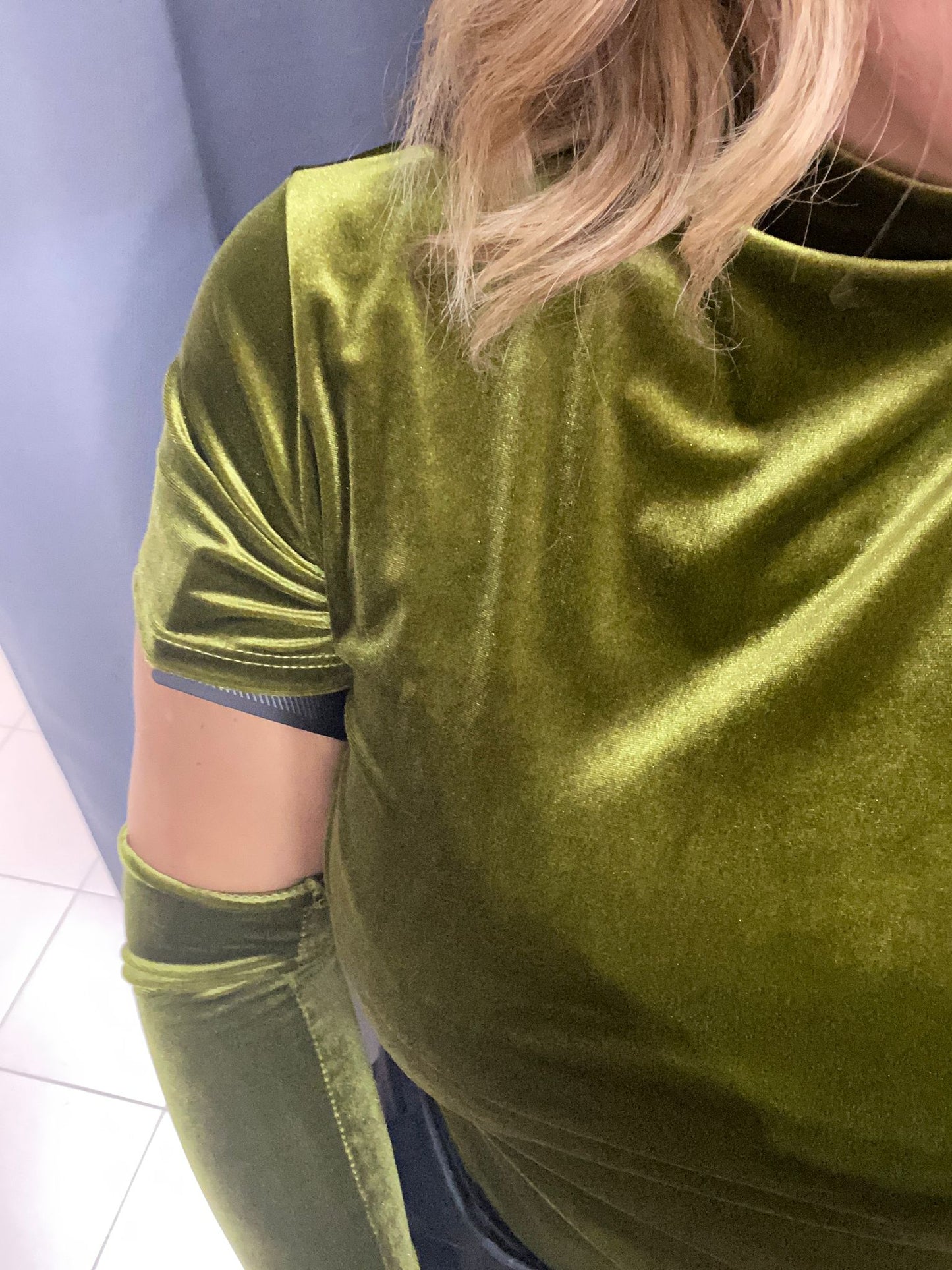 MAGLIA MANICOTTO IN CINIGLIA
