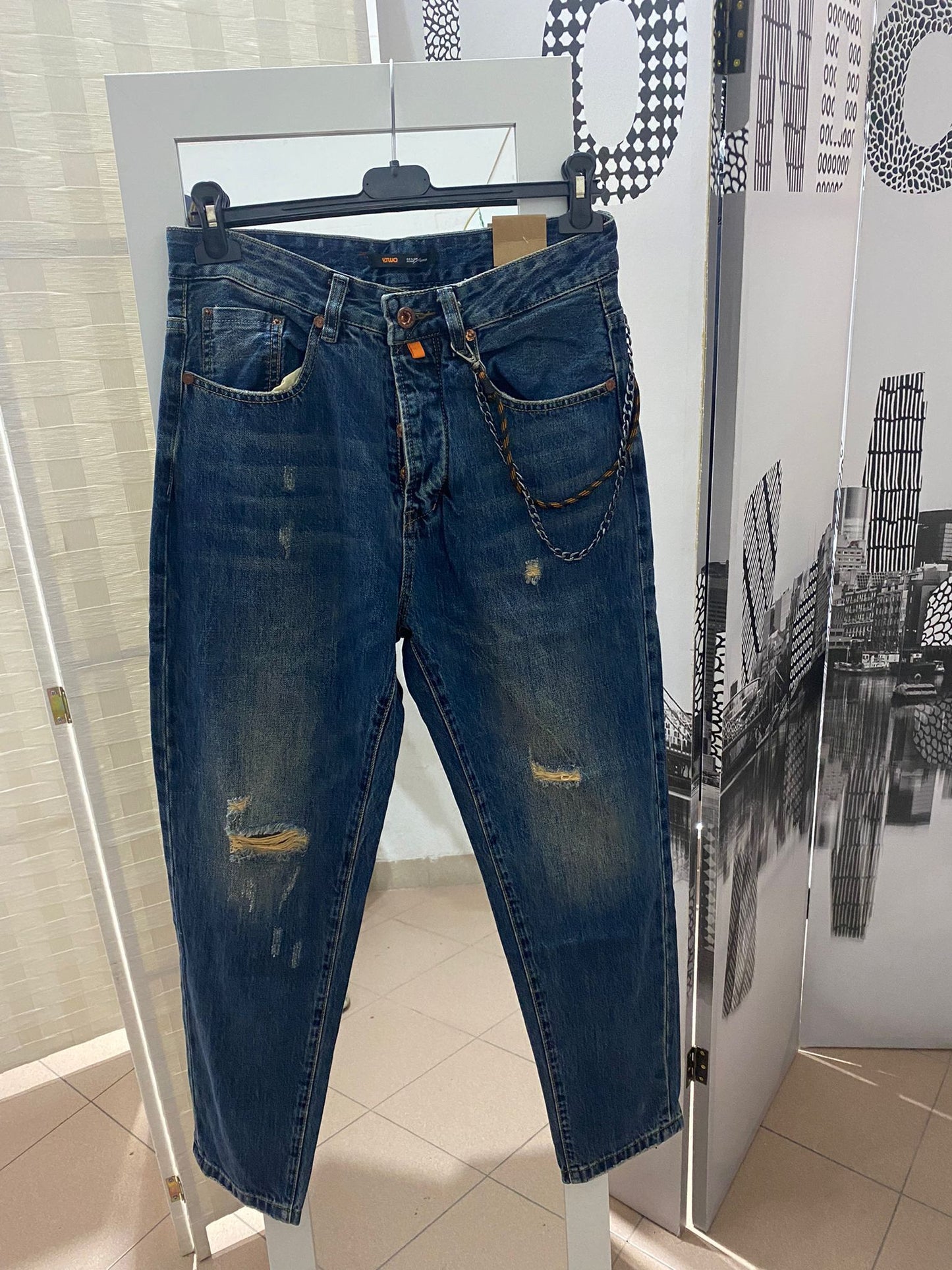 JEANS ORANGE MF028
