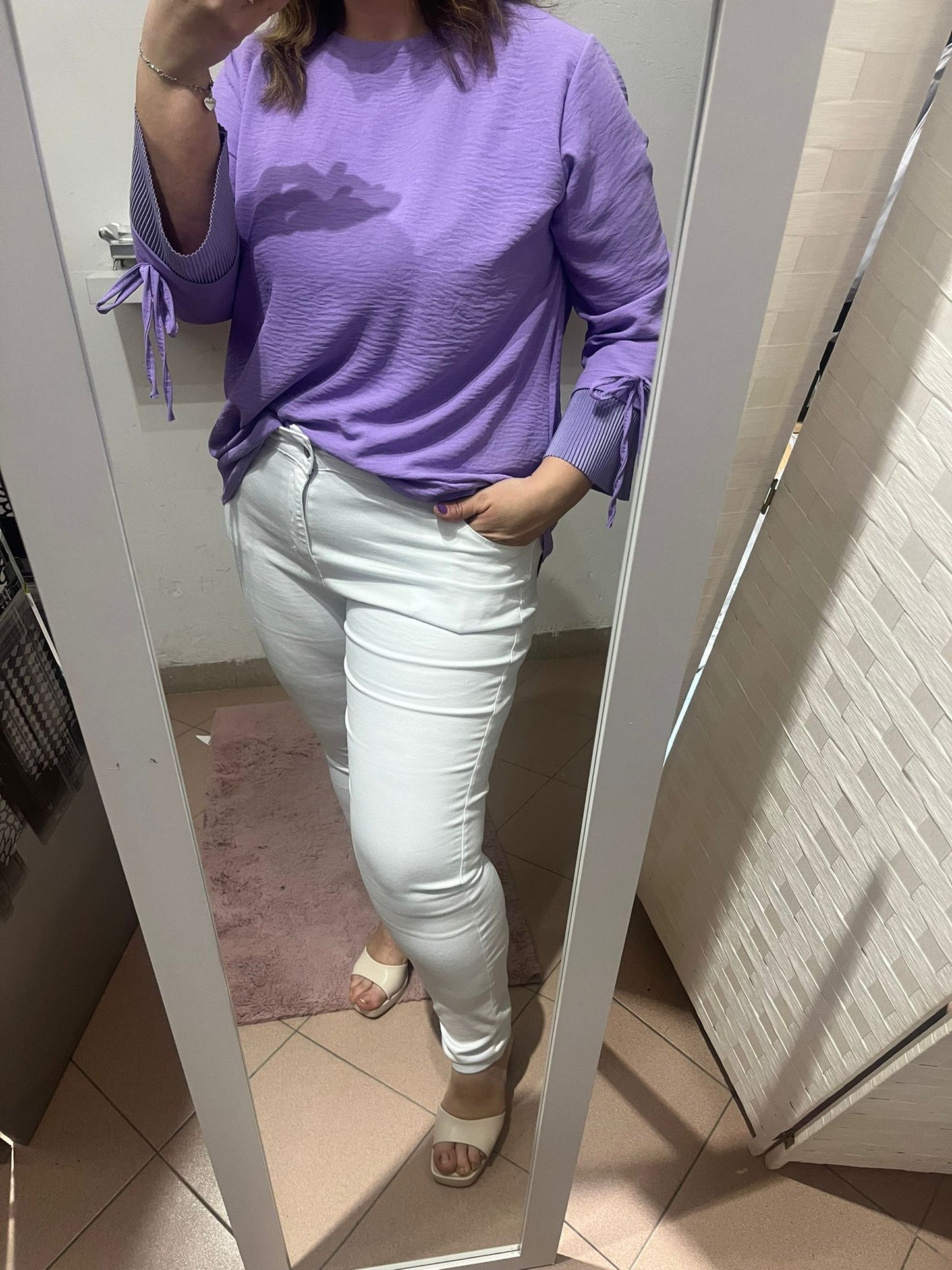 JEANS DONNA BIANCO AC726-20