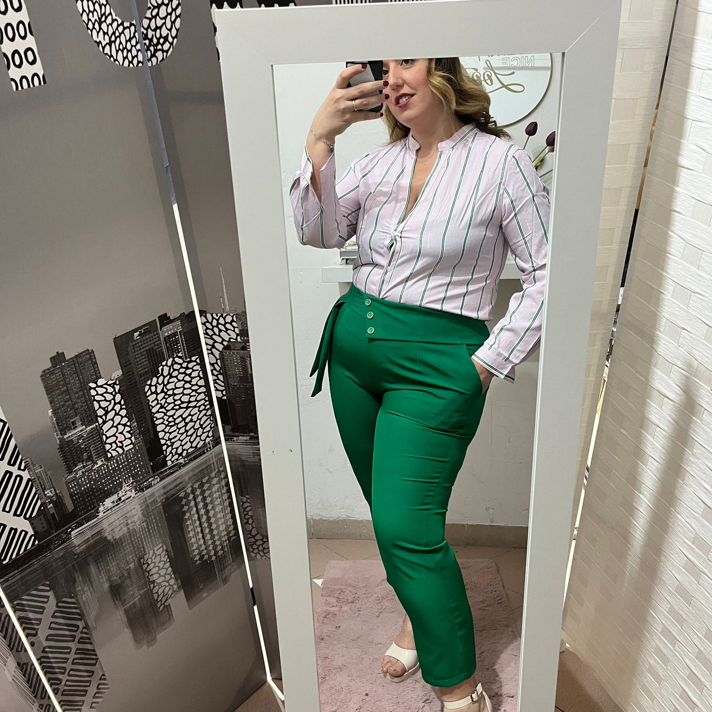 PANTALONE VERDE NF9026-1