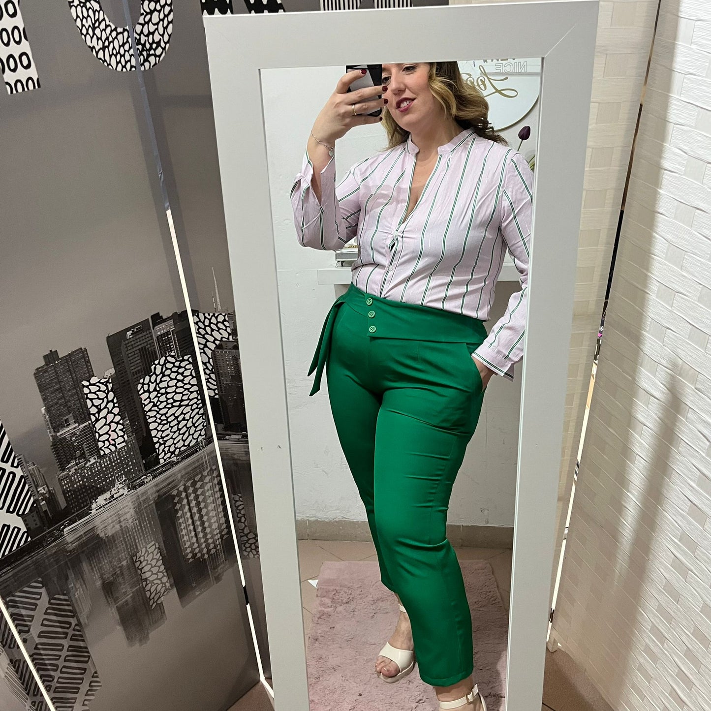 PANTALONE VERDE NF9026-1