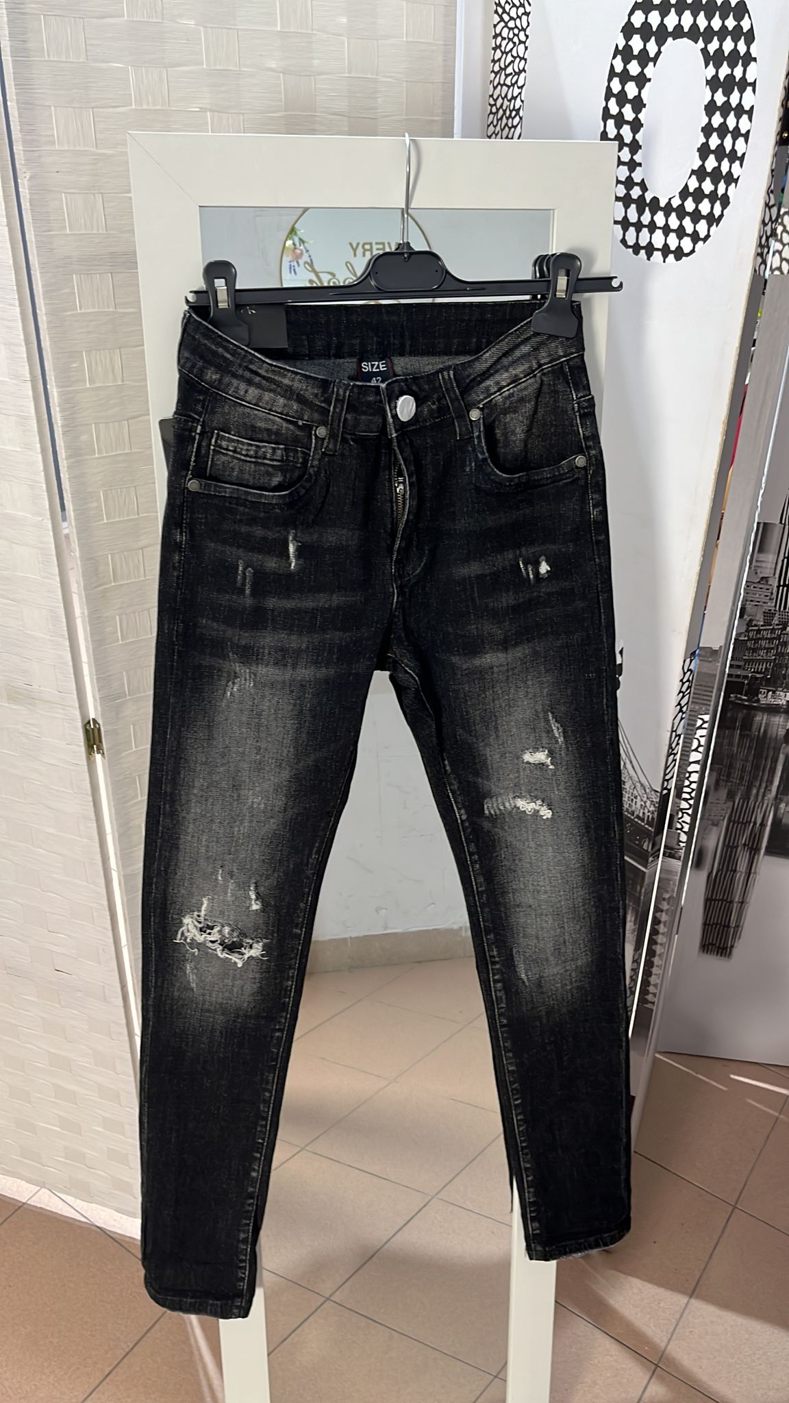 JEANS CLOUD L313 GREY